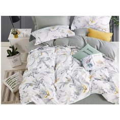 КПБ Cleo сатин набивной "Satin Lux" двуспальный 175*215*1(±5) 200*220*1(±5) 70*70*2(±2) 20/560-SL