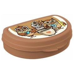 Контейнер для бутерброда, 15х10 см (коричневый) Idea (М Пластика)