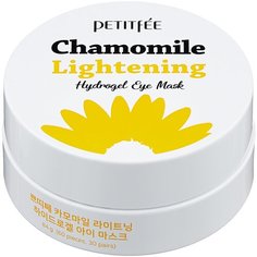 Petitfee Гидрогелевые патчи для глаз с экстрактом ромашки Chamomile lightening hydrogel eye patch, 60 шт.