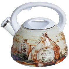 Rainstahl Чайник 7540-30RS\WK 3 л, белый/коричневый/бежевый