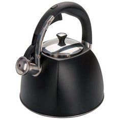REGENT inox Чайник со свистком Linea TEA 93-TEA-31 3 л, черный