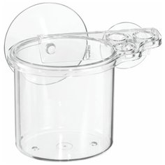 Стакан для зубных щеток InterDesign 22100, прозрачный