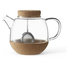 VIVA Scandinavia Заварочный чайник Cortica V71300 800 мл, прозрачный/коричневый