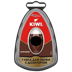Kiwi Губка с дозатором Express Shine коричневый