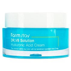 Farmstay DR.V8 Solution Hyaluronic Acid cream Крем для лица с гиалуроновой кислотой, 50 мл