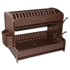 Сушилка для посуды Violet Ротанг 2702, 51x29x32 см