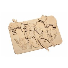 Рамка-вкладыш BRADEX Жители леса (DE 0415), 11 дет.