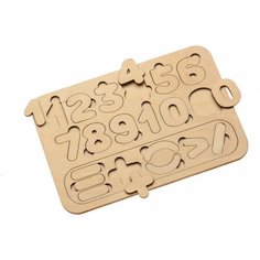 Рамка-вкладыш BRADEX Цифры и счет (DE 0419), 20 дет.