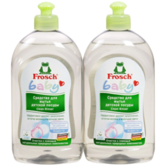 Frosch Набор средств для мытья детской посуды, 2 шт, 0.5 л