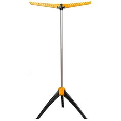 Сушилка для белья ARTMOON складная устойчивая ELM, серебристый/оранжевый