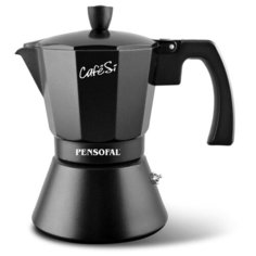 Гейзерная кофеварка Pensofal CafeSi (0.35 л), черный