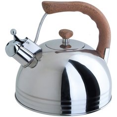 REGENT inox Чайник со свистком 93-2503B.1 2.5 л, серебристый