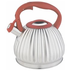 Alpenkok Чайник со свистком AK-527 3 л, серебристый