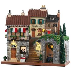 Фигурка LEMAX фасад Холмы Тосканы 29 x 26 x 13 см бежевый/серый