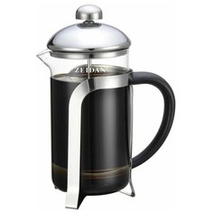 Френч-пресс Zeidan Z4140 (0.35 л) бесцветный/серебристый