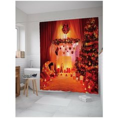 Штора для ванной JoyArty Перед праздником 180х200 (sc-20313)