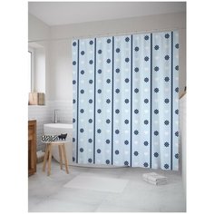 Штора для ванной JoyArty Стена штурвалов 180х200 (sc-9829)