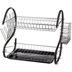 Сушилка для посуды Agness 917-017/018, 40x24.5x38 см