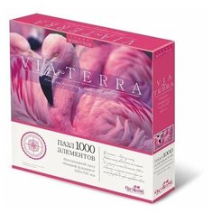 Пазл Origami Via Terra Розовый фламинго (05237), 1000 дет.