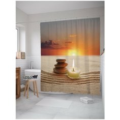 Штора для ванной JoyArty Морской закат 180х200 (sc-21844)