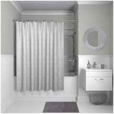 Штора для ванной IDDIS D02P218I11 180х200 серый