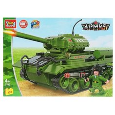 Конструктор ГОРОД МАСТЕРОВ Армия 7190 Танк Т-34