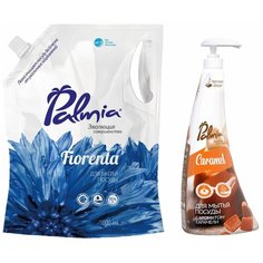 Palmia Набор средств для мытья посуды Caramel 450 мл и Fiorenta 1л