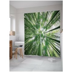 Штора для ванной JoyArty Бамбуковый лес 180х200 (sc-13727)