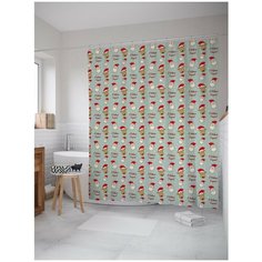 Штора для ванной JoyArty Большое поздравление 180х200 (sc-78064)