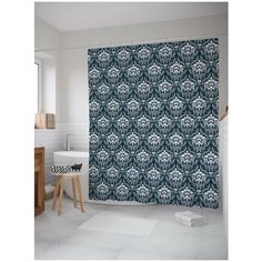 Штора для ванной JoyArty Ледниковые цветы 180х200 (sc-17380)