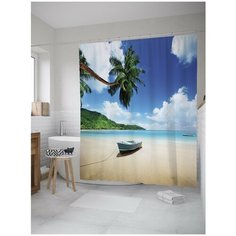 Штора для ванной JoyArty Заплыв на остров 180х200 (sc-8974)
