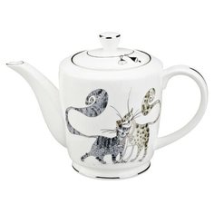 Lefard Заварочный чайник Котики 500 мл, белый