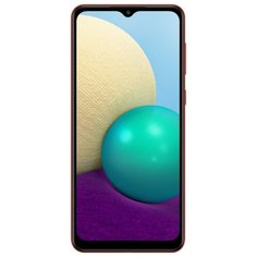 Смартфон Samsung Galaxy A02 2/32GB, красный