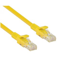 Патч-корд ExeGate UTP-RJ45-RJ45-C5e-PVC-CCA-0.3M 0.3 м, желтый