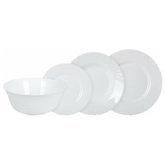 Столовый сервиз Luminarc Cadix L0300, 6 персон, 19 предм., белый