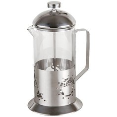Френч-пресс ROSENBERG RSG-660014-XL (1 л) серебристый