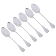 Satoshi Kitchenware Ложка столовая Багет, 6 шт. серебристый