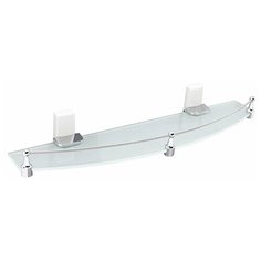 Полка стеклянная с бортиком WasserKRAFT Leine K-5044W