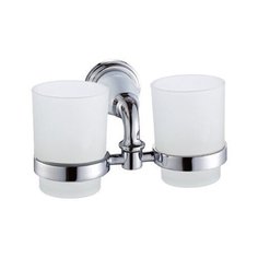 Стакан для зубных щеток Potato P7208, хром