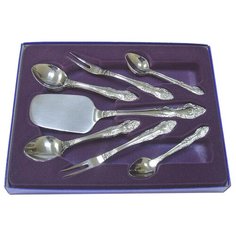 Павловский завод им. Кирова Набор столовых приборов Тройка, 15 предметов серебристый