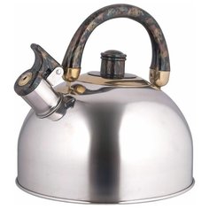 Чайник металлический со свистком Rainstahl RS\WK 7550-25 мраморный, объем 2,5л