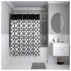 Штора для ванной комнаты, 200*180см, полиэстер, B11P218i11, IDDIS