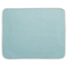 Коврик для сушки посуды iDry kitchen микрофибра голубой 45х40см Inter Design