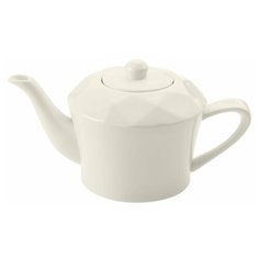 Чайник заварочный фарфоровый белый Diamante Bianco Molti