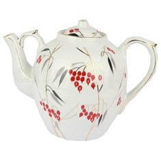 Чайник. Дулёвский фарфоровый завод. Форма Русский. Рисунок Кизил. 4500 мл.