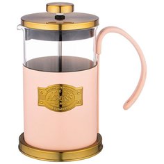 Френч-пресс тюдор 600 мл Agness, пудрово-розовый (894-104)