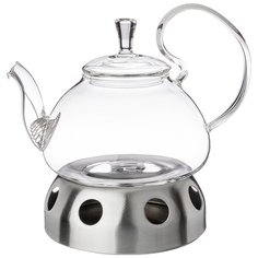 Чайник заварочный с фильтром из нжс и подставкой для подогрева 800 мл Agness (891-035)