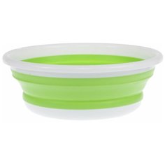 Таз силиконовый складной 9л зеленый Bradex