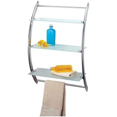 Этажерка настенная My Space LL06, с 3 полочками и вешалкой для полотенец, ШхГхВ: 40*16*70см