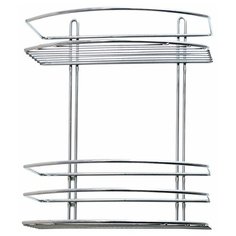 Полка для ванной комнаты "Консулл", 2-ярусная, прямая, 200х200х380 мм 4890-2/